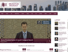 Tablet Screenshot of monitormideast.com